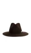 Janessa Leone Kiko Fedora Hat In Black