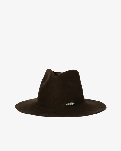 Janessa Leone Kiko Hat In Dark Olive