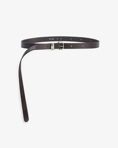 Janessa Leone Myra Wrap Belt In Dark Brown