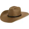 Janessa Leone Nash Fedora Hat In Brown