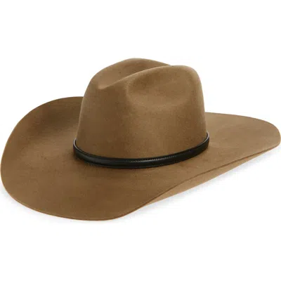 Janessa Leone Janessa Leoné Nash Wool Fedora In Brown