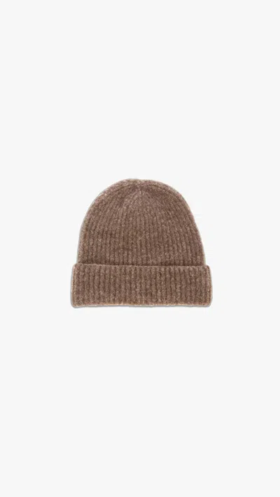 Janessa Leone Piper Beanie In Brown