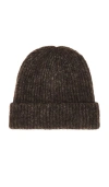 Janessa Leone Piper Beanie In Brown