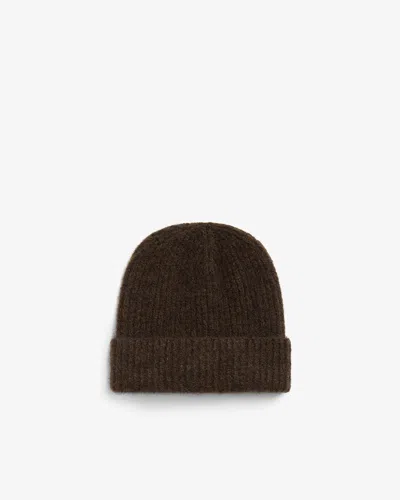 Janessa Leone Piper Beanie In Chocolate