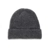 Janessa Leone Piper Beanie In Dark Grey