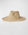 Janessa Leone Sacha Raffia Fedora In Natural