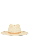 Janessa Leone Sherman Hat In Beige