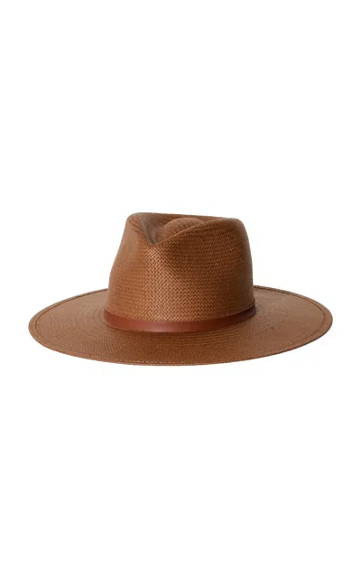 JANESSA LEONE SHERMAN PACKABLE STRAW FEDORA