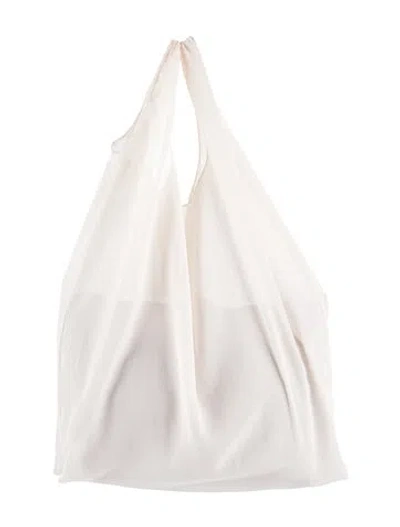 Pre-owned Janessa Leone Silk Handle Bag In Neutral