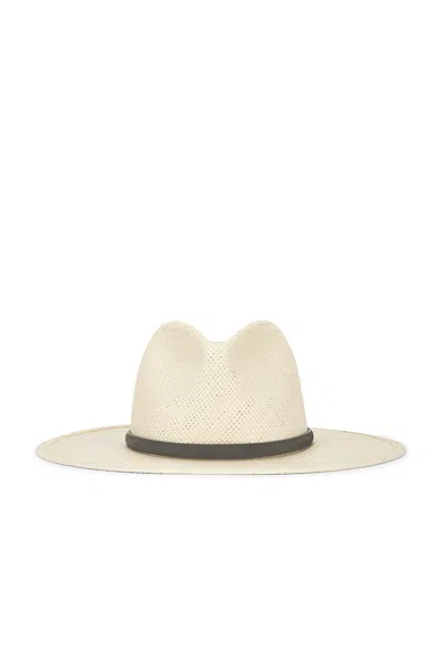 Janessa Leone Simone Fedora Hat In Neutral