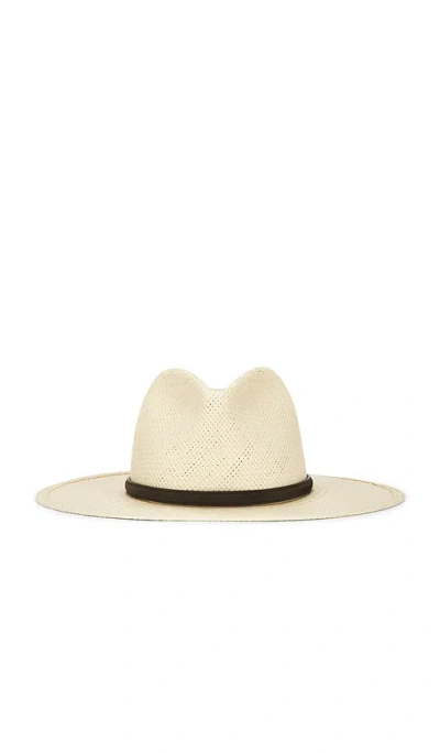 Janessa Leone Simone Fedora Hat In Neutral