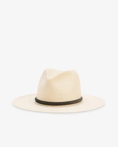 Janessa Leone Simone Hat In Neutral