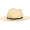 Janessa Leone Janessa Leoné Simone Packable Straw Fedora In Brown