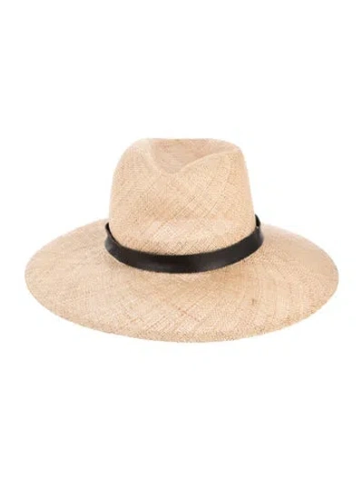 Pre-owned Janessa Leone Straw Hat