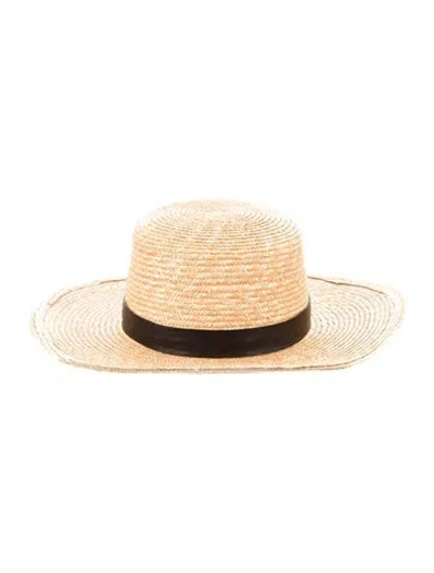 Pre-owned Janessa Leone Straw Sun Hat