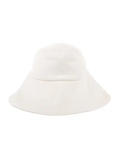 Pre-owned Janessa Leone Sun Hat In Neutral