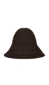 Janessa Leone Teagan Bucket Hat In Brown