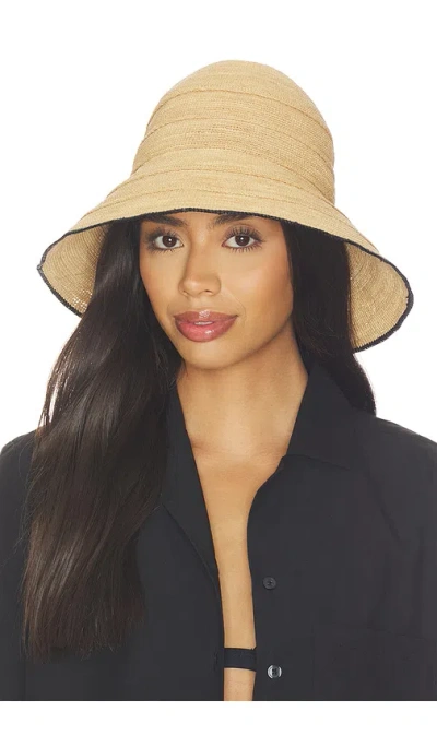 Janessa Leone Teagan Bucket Hat In Gray