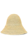 Janessa Leone Teagan Packable Hat In Tan