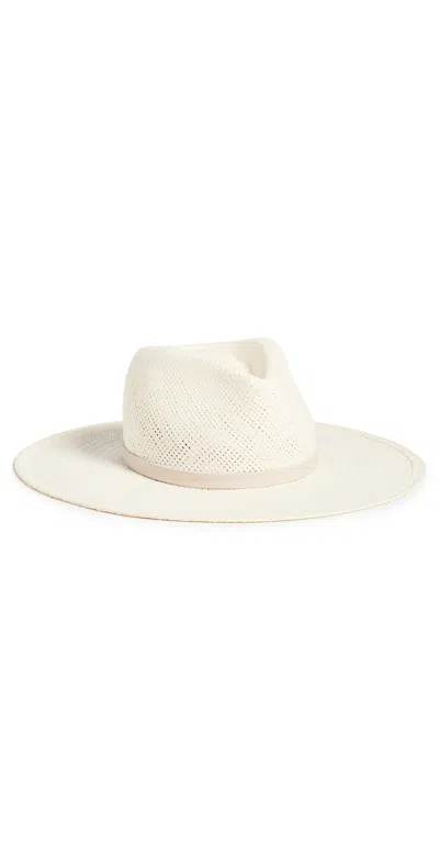 Janessa Leone Valentine Straw Hat Bleach