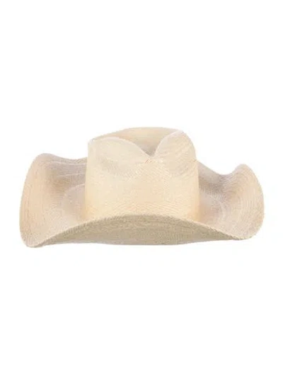Pre-owned Janessa Leone Womens Hat W/tags In Neutrals