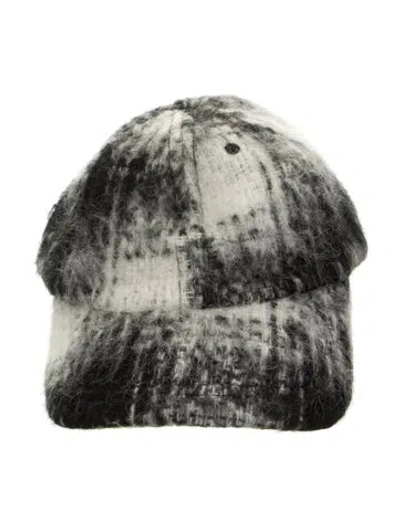 Pre-owned Janessa Leone Wool Baseball Cap In Black