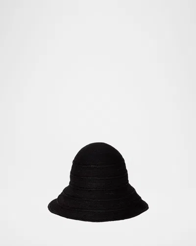 JANESSA LEONE ZEKE STRAW BUCKET HAT