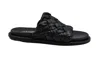 Janet & Janet Black Slides With Interlaced Design In Black