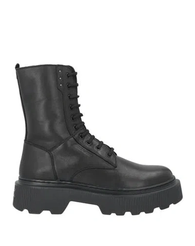 Janet & Janet Woman Ankle Boots Black Size 11 Leather