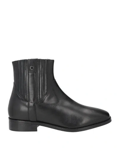 Janet & Janet Woman Ankle Boots Black Size 9 Leather