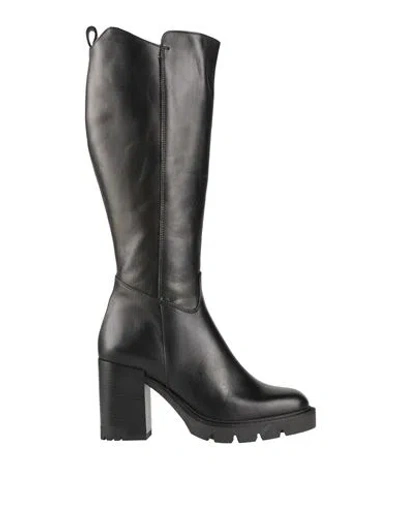 Janet & Janet Woman Boot Black Size 11 Leather