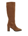 Janet & Janet Woman Boot Camel Size 6 Leather In Sand