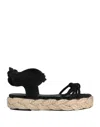 Janet & Janet Espadrilles In Black