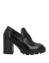 Janet & Janet Woman Loafers Black Size 10 Soft Leather In Black