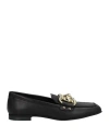 Janet & Janet Woman Loafers Black Size 6 Soft Leather In Black