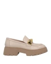 Janet & Janet Woman Loafers Blush Size 11 Leather In Pink
