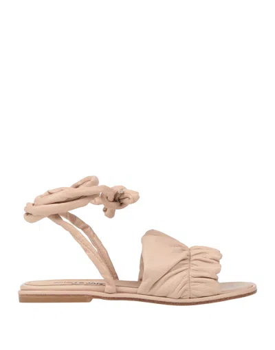 Janet & Janet Woman Sandals Blush Size 8 Leather In Pink