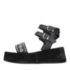Janet & Janet Sandals Black In Nero Neri E Grigi