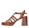 Janet & Janet Sandals Brown In Marrone Marroni