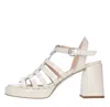 Janet & Janet Sandals Cream In Avorio Chiari E Naturali