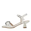 Janet & Janet Sandals White In Bianco Chiari E Naturali