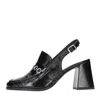 Janet & Janet With Heel Black In Nero Neri E Grigi
