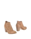Janet & Janet Woman Ankle Boots Camel Size 8 Soft Leather In Beige