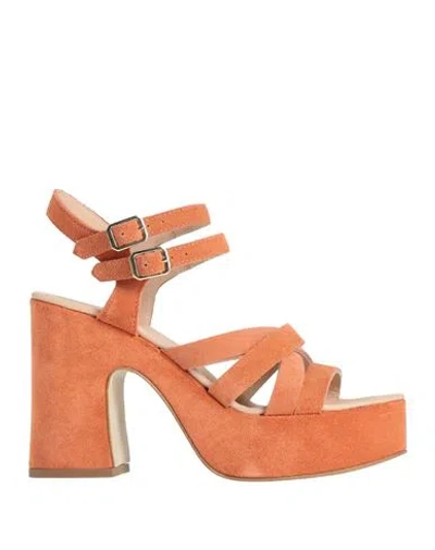 Janet & Janet Woman Sandals Mandarin Size 8 Leather