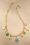 Janey Bee Jems Medium Paperclip Chain One-of-a-kind Charm Necklace In Multi