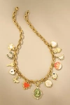 Janey Bee Jems Rounded Square Chain One-of-a-kind Charm Necklace In Multi