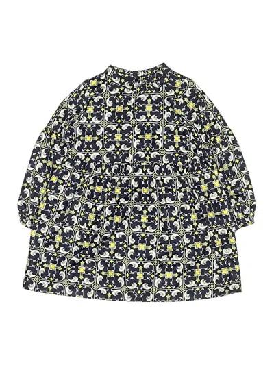 Pre-owned Janie And Jack Kids' 3/4 Sleeve Blouse In Yellow