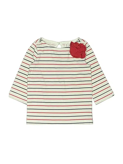 Pre-owned Janie And Jack Babies' 3/4 Sleeve T-shirt In Red