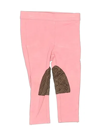 Pre-owned Janie And Jack Kids' Active Pants In Pink