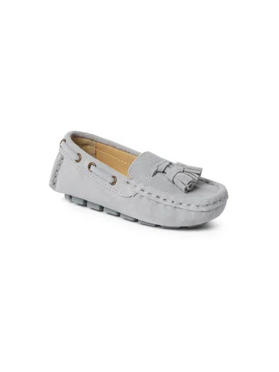 Janie And Jack Baby Boy's, Little Boy's & Boy's Suede Driving Loafers In Gray